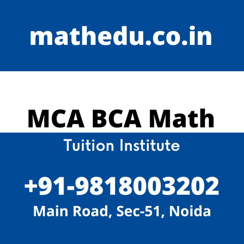 BCA Math Tuition In Noida
